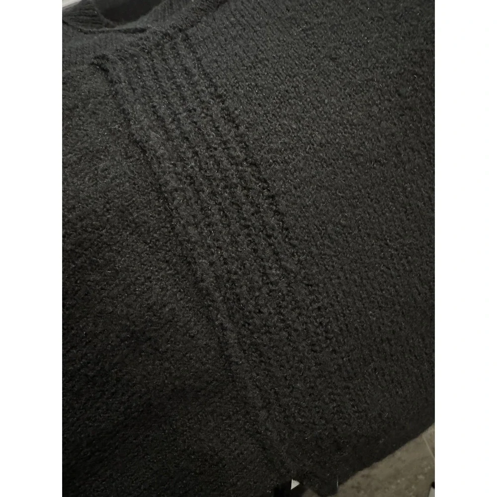 WOMEN'S CREWNECK‎ PULLOVER SWEATER- WILD FABLE Black Extra Large NWT Soft Cozy